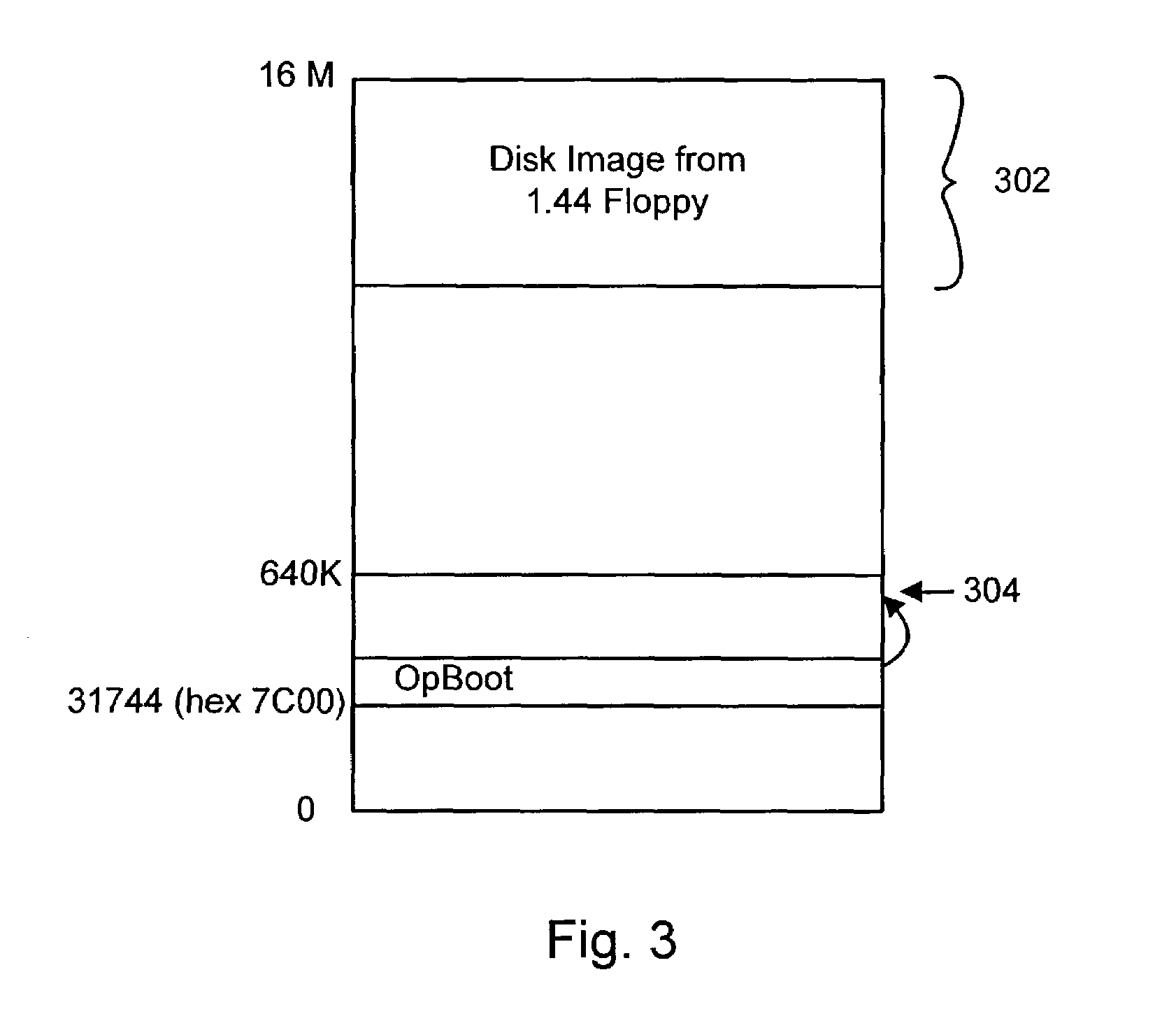 System for automated boot from disk image