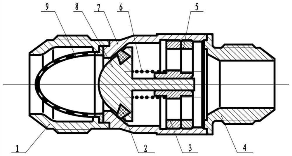 One-way valve with filtering function