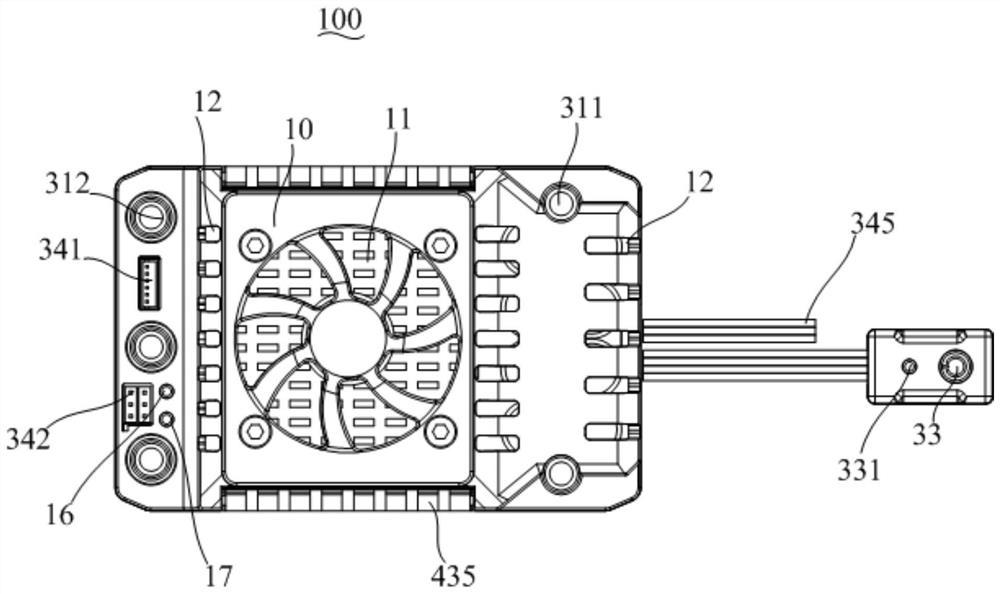 Electronic speed regulator and electronic driving device