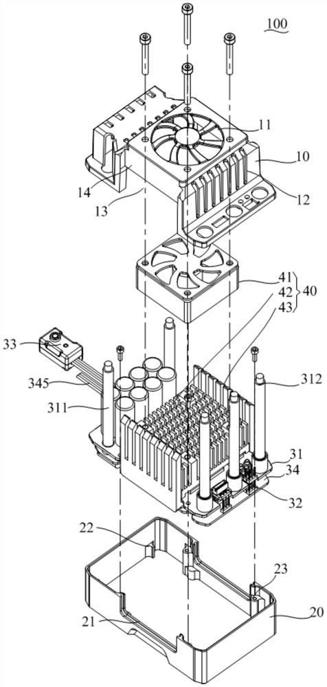 Electronic speed regulator and electronic driving device