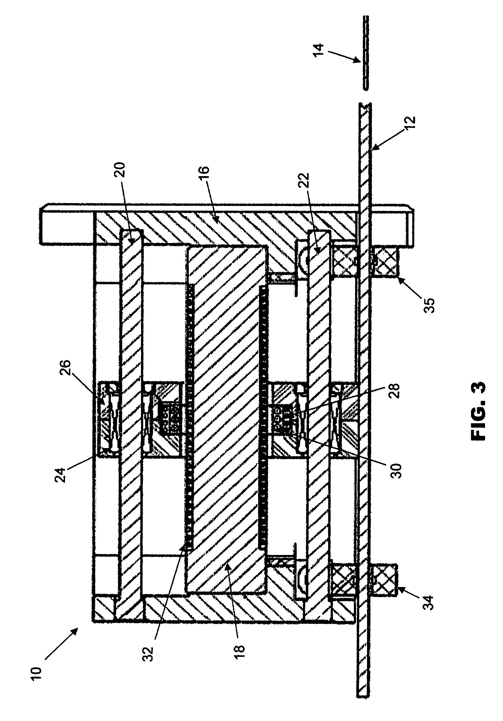 Linear actuator comprising velocity sensor