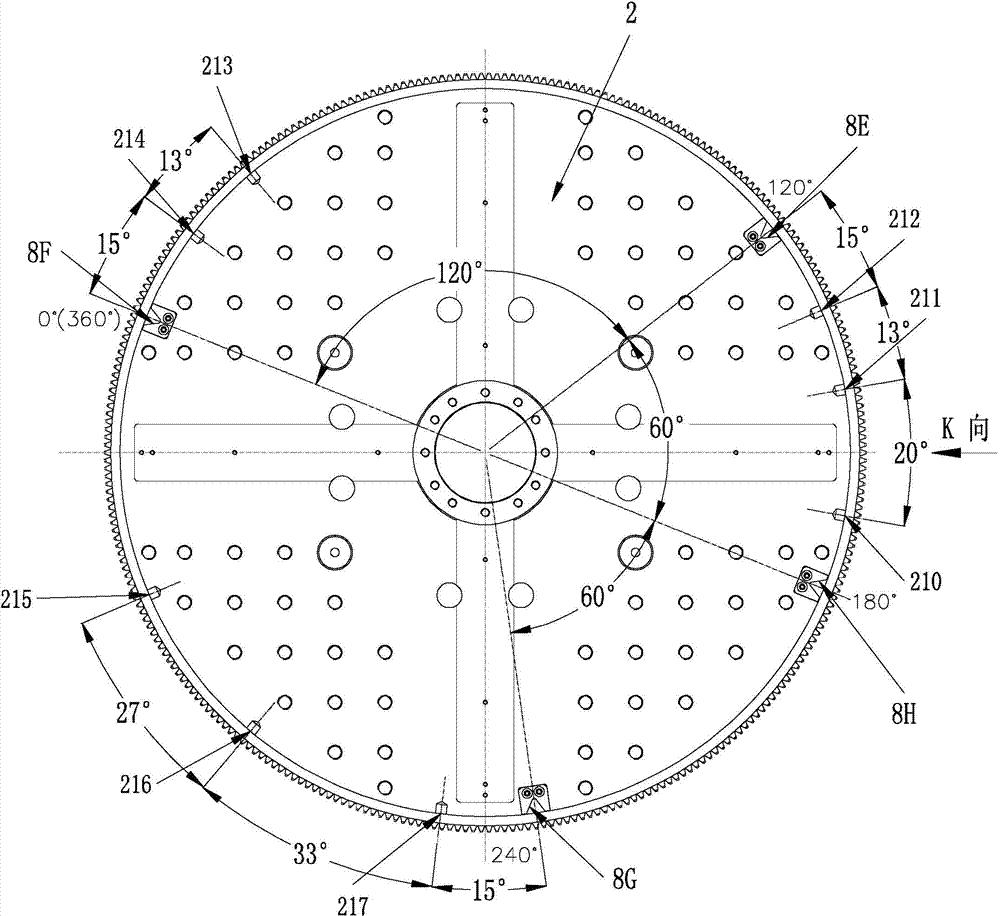 Servo-power four-station rotary plate mechanism