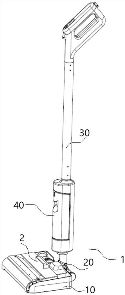 Cleaning power device and cleaning machine