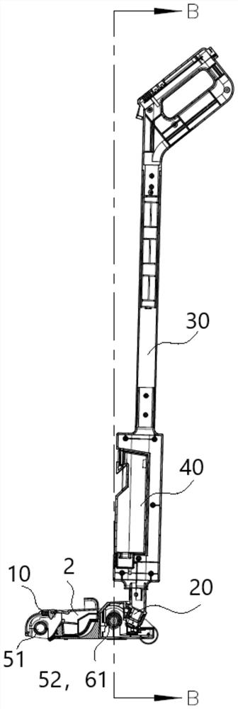 Cleaning power device and cleaning machine