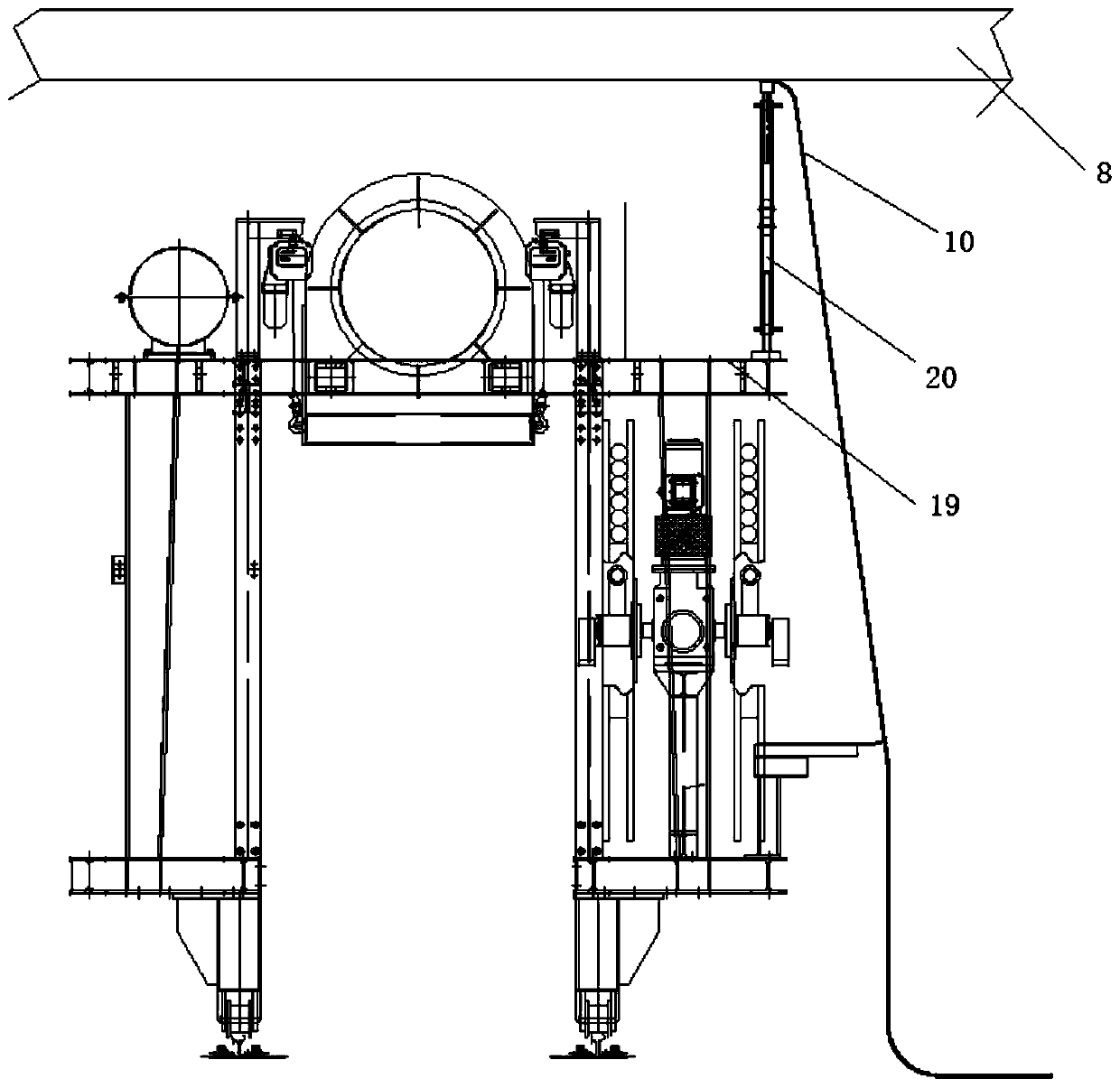 Method for underground storage and heat preservation of shield machine equipment in extremely low temperature weather