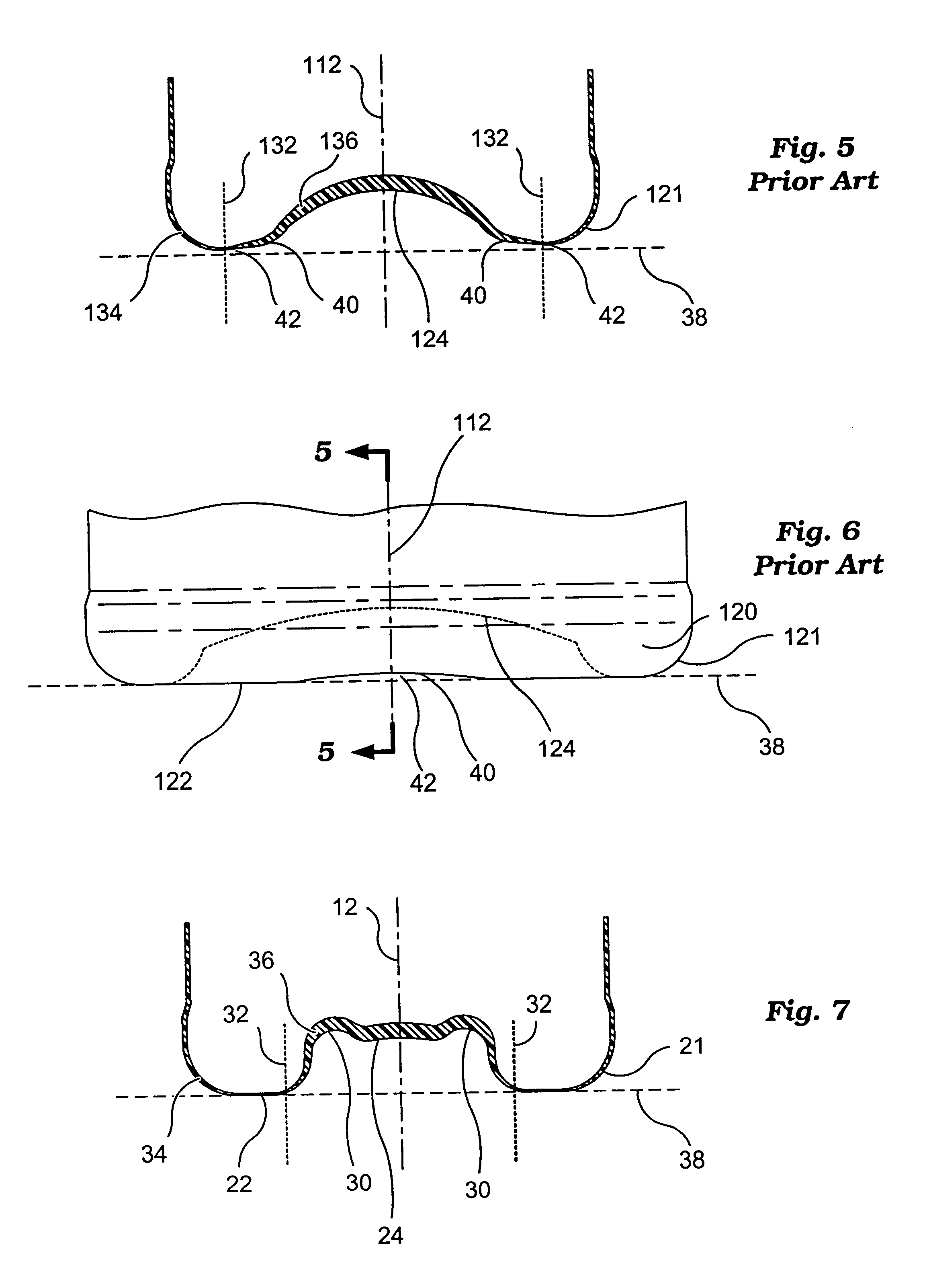 Process for improving material thickness distribution within a molded bottle and bottle therefrom