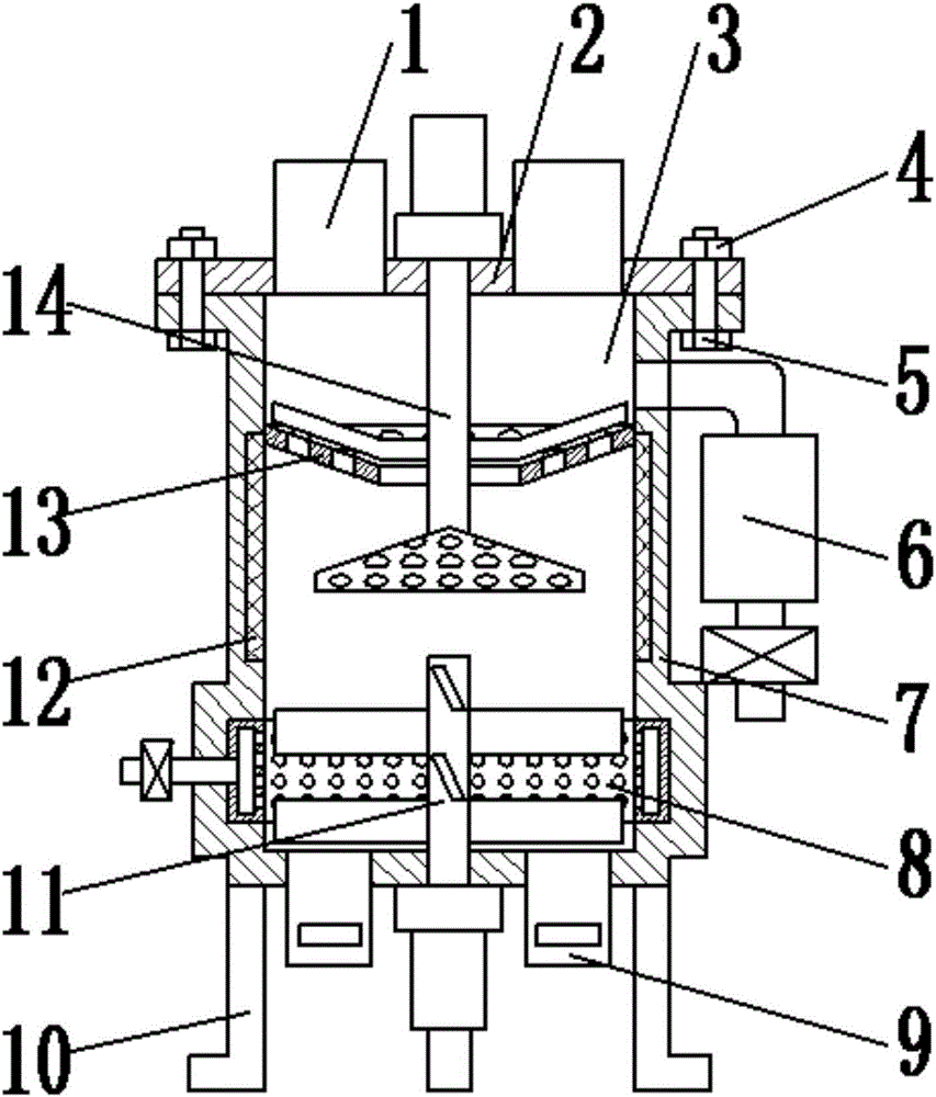 Chemical material drying equipment with stirring device