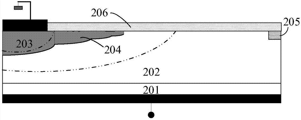 Silicon carbide device terminal and manufacture method for the same