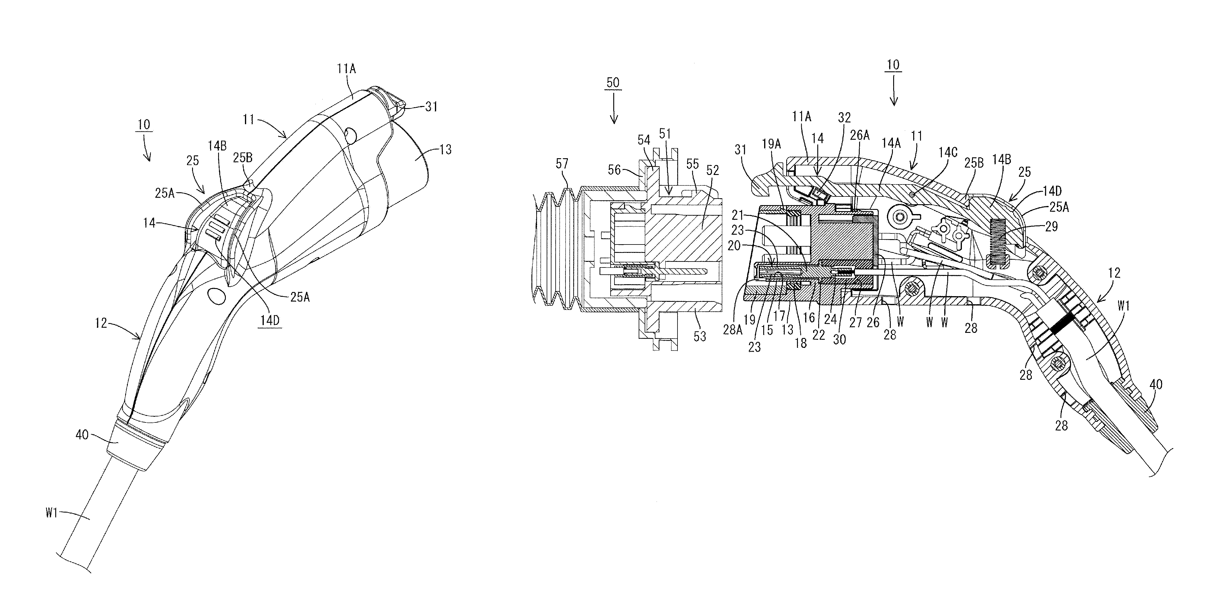 Charging connector