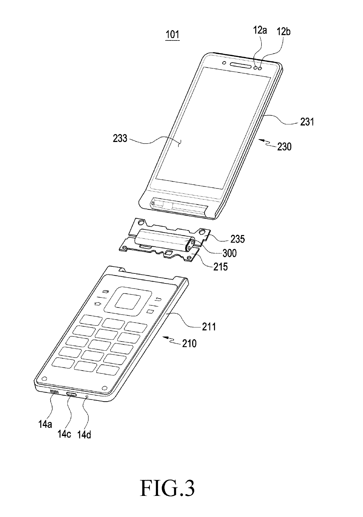 Hinge structure and electronic device with the same