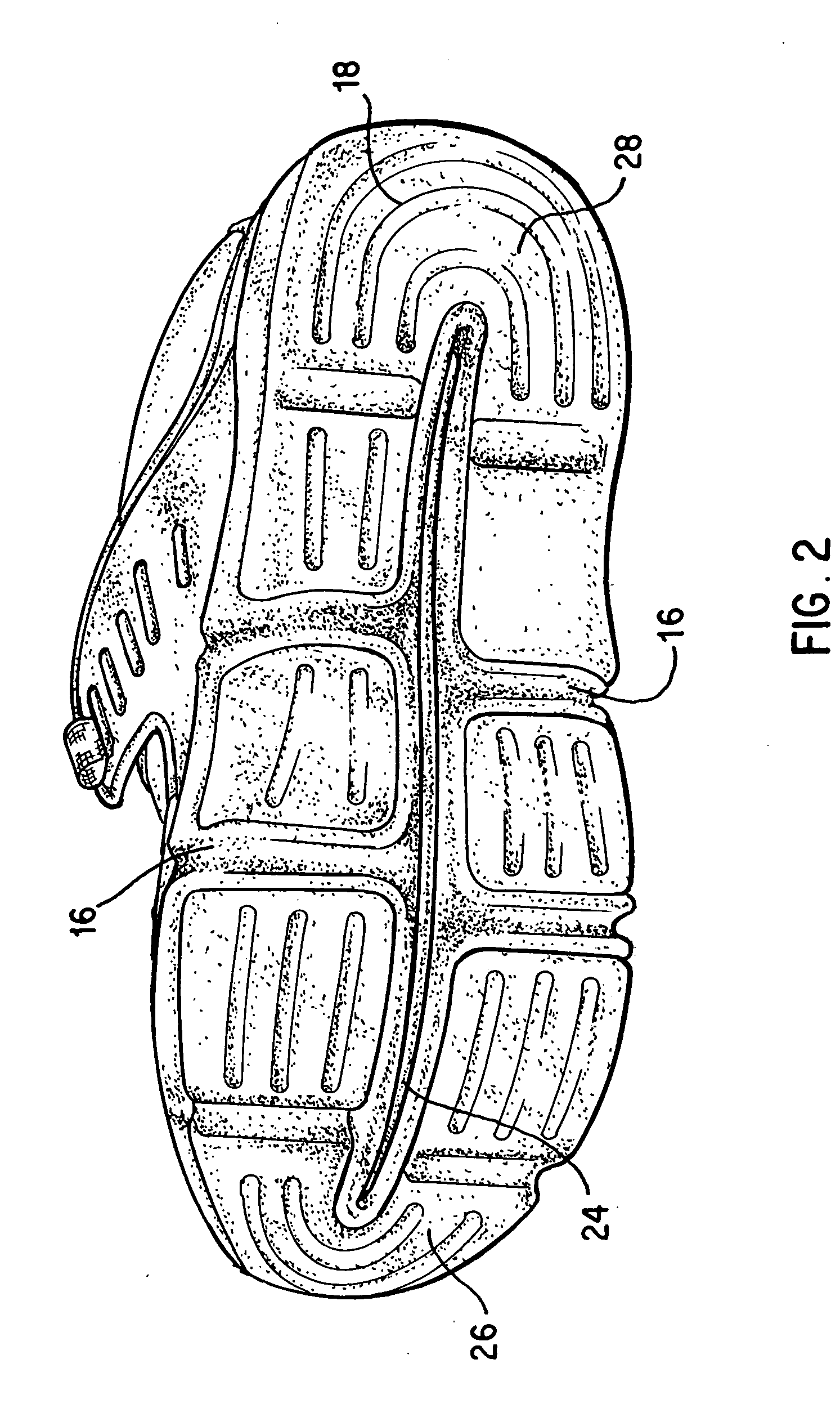 Footwear with longitudinally split midsole for dynamic fit adjustment