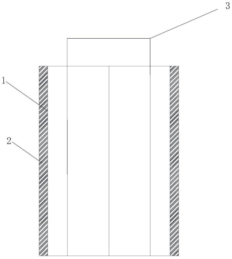 FRP-steel-block coal gangue concrete combined supporting structure and construction method