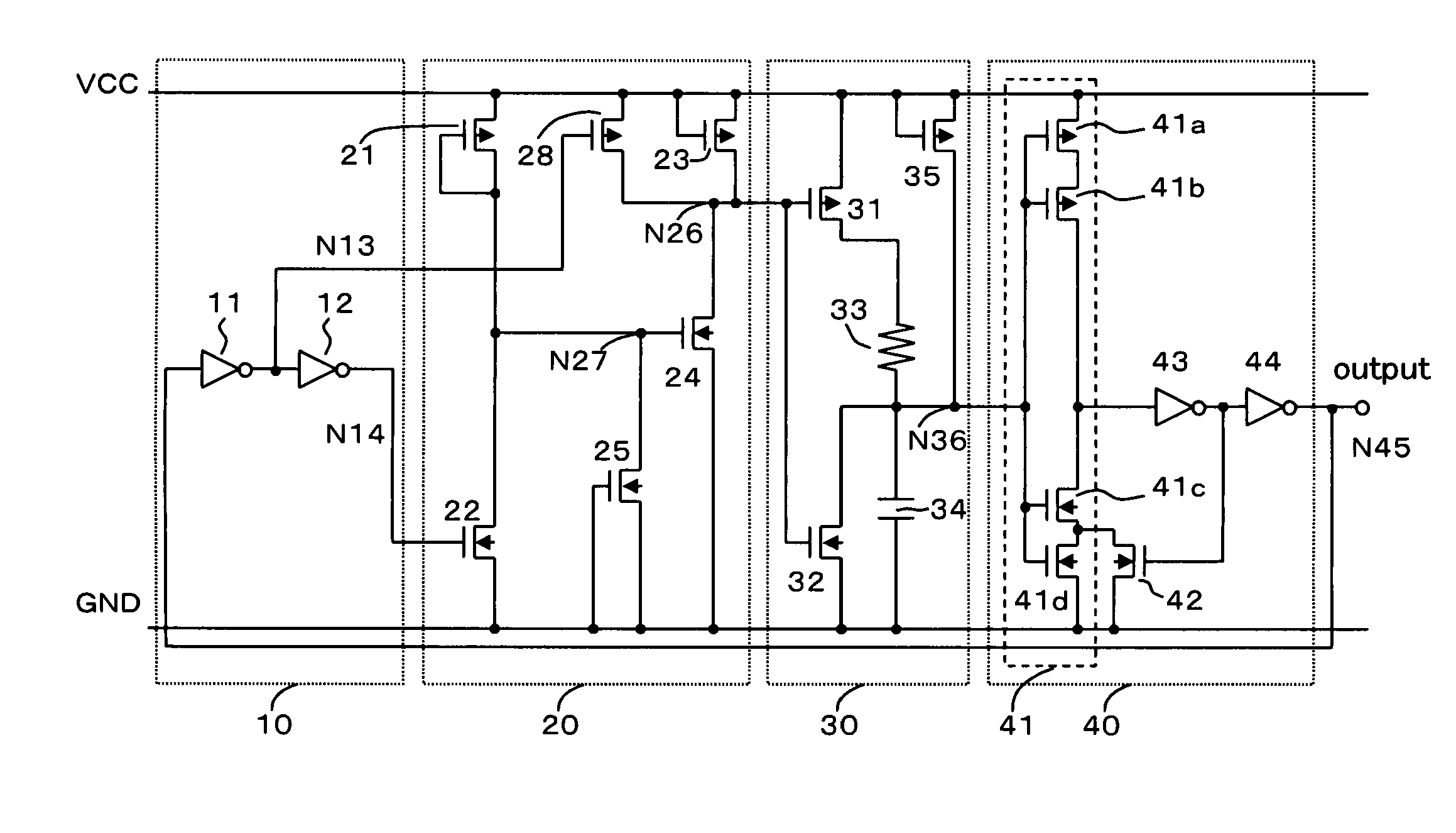 Power-on reset circuit