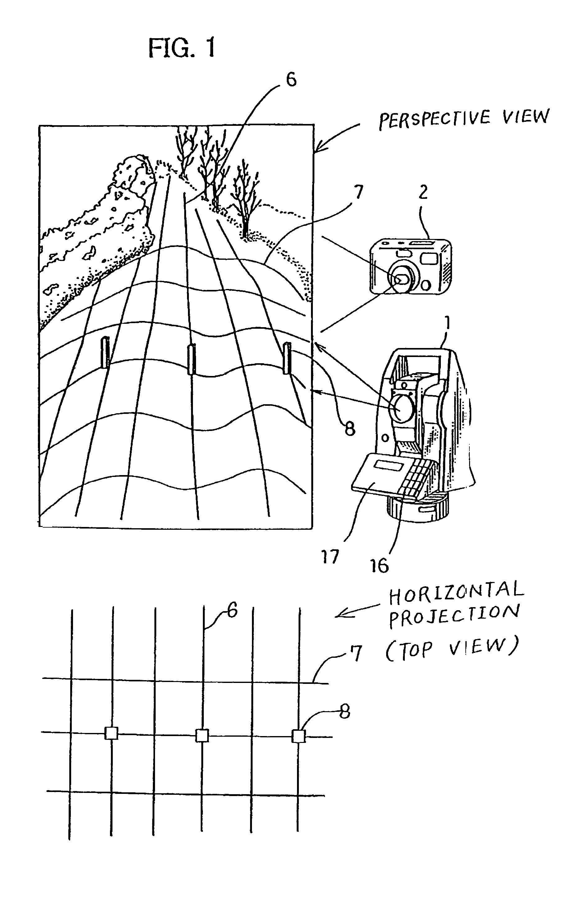 Surface configuration measuring method and surface configuration measuring system