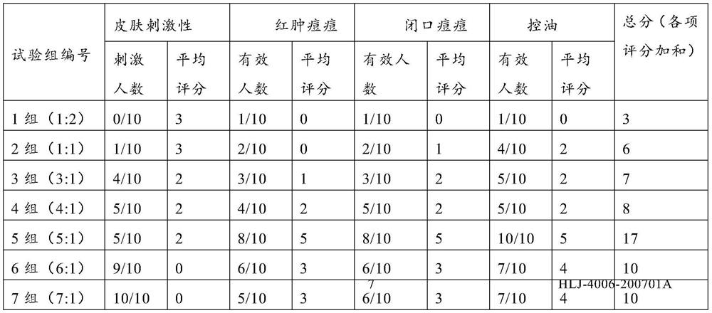 Skin care composition for controlling oil and removing acnes as well as preparation and application thereof