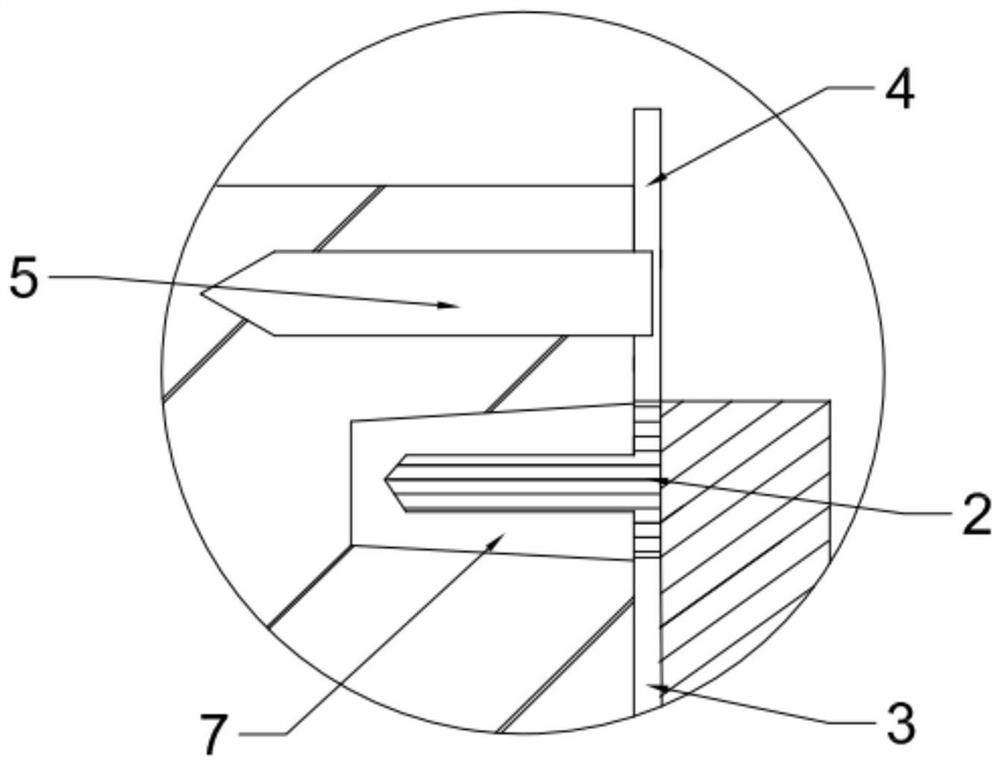 Ceramic board mounting structure and mounting method thereof