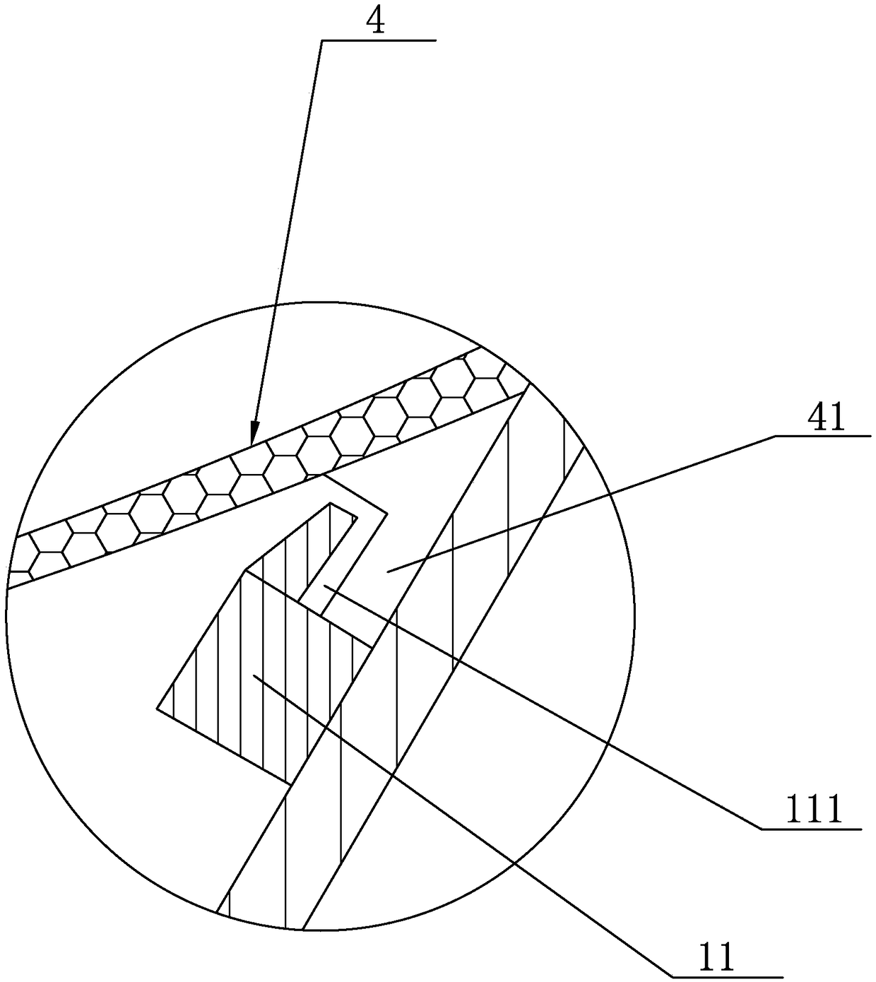 A vinyl resin feeding device