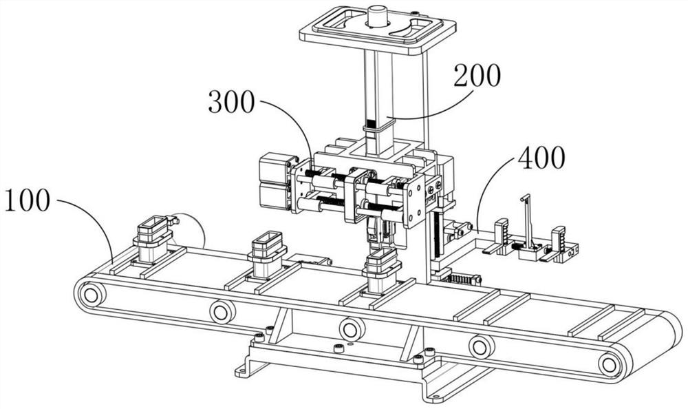 Automatic assembly process of elastic sealing ring