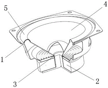 Self-adaption Q-value loudspeaker