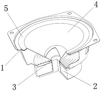 Self-adaption Q-value loudspeaker