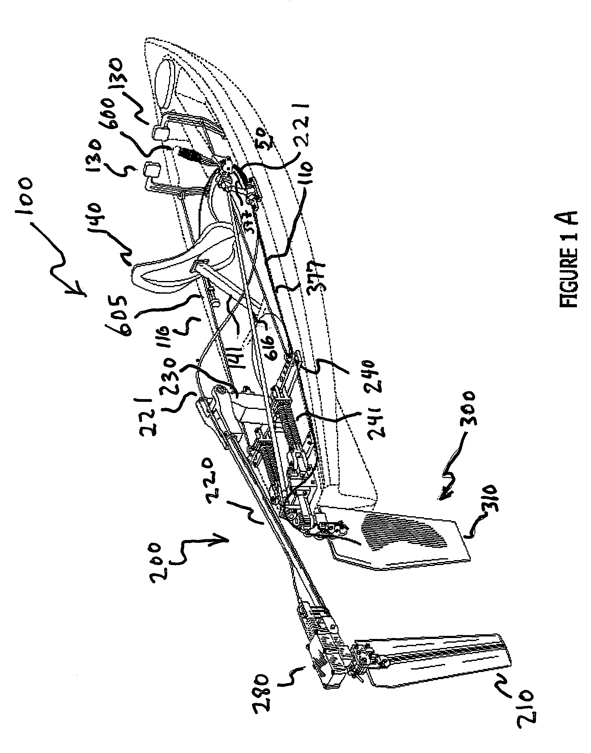 Vessel propelled by oscillating fin with control mechanisms