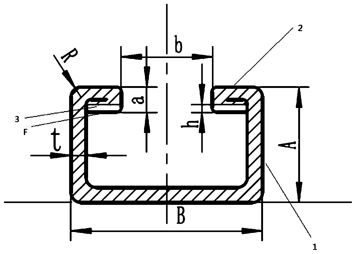 Folding tooth channel steel for rail transit tunnel and preparation process thereof