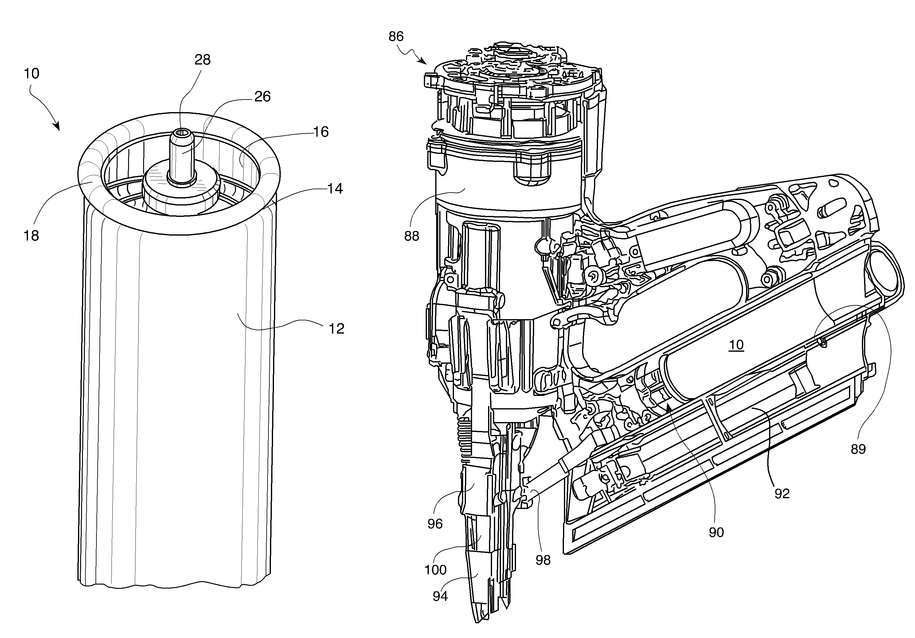 In-can fuel cell metering valve