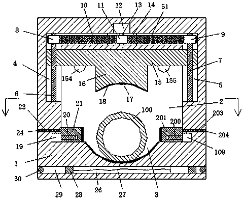 Pipeline fixing device