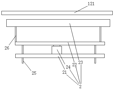 Round-belt side-supporting type optical fiber disc delivery mechanism and optical fiber disc delivery method