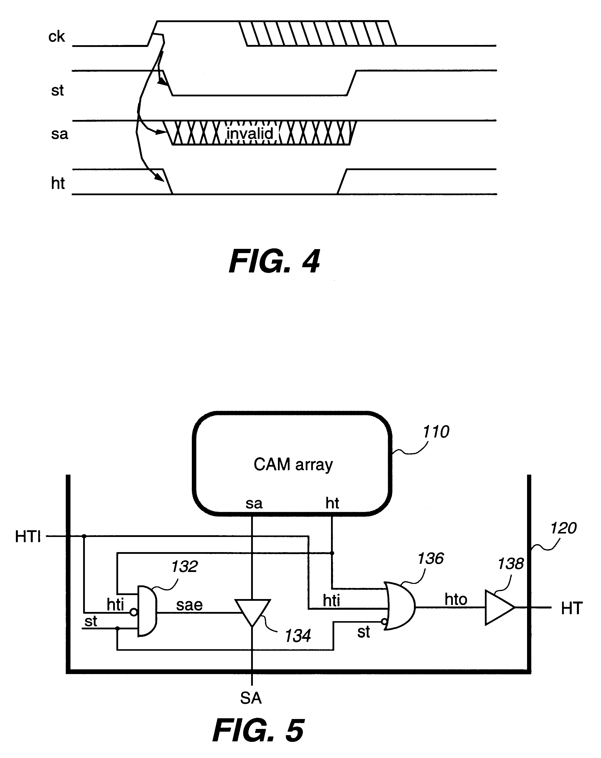 Content addressable memory system with cascaded memories and self timed signals