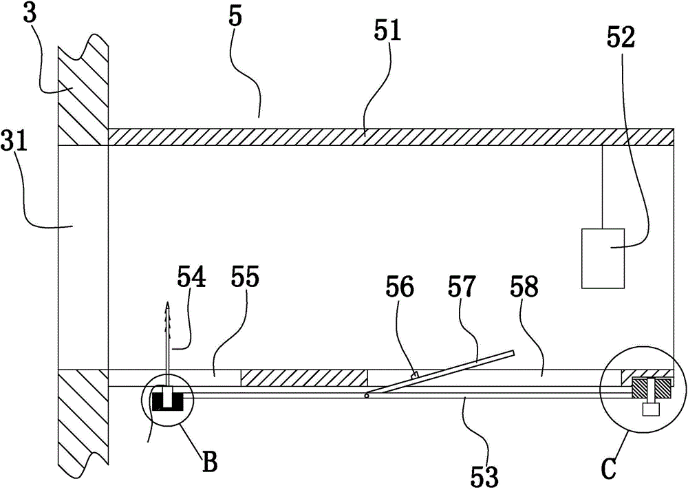 Finless eel killing tool