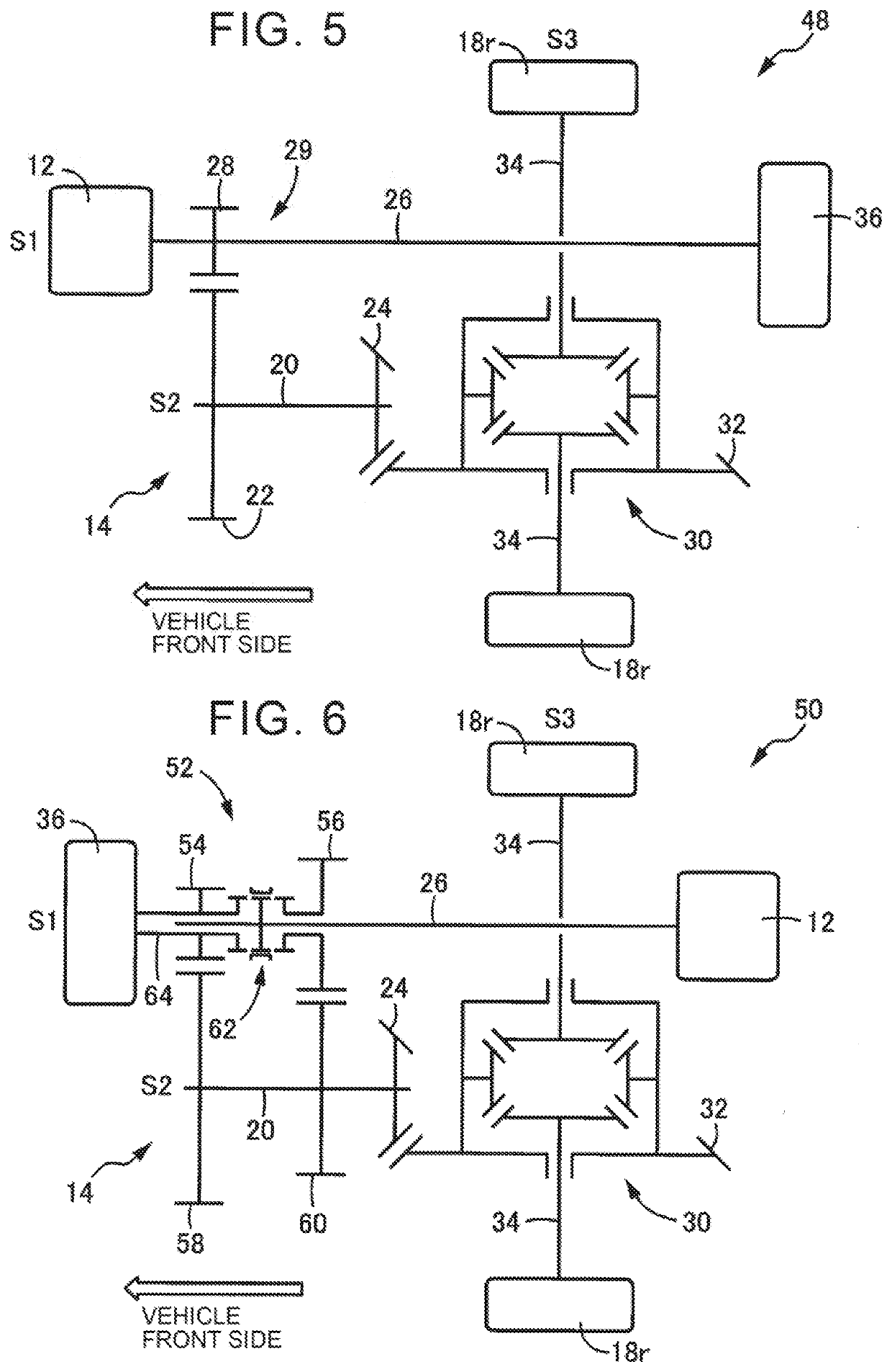 Electric drive device for vehicle