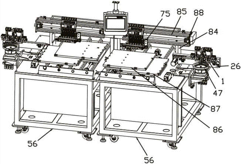 Multifunctional high-rate chip setting machine