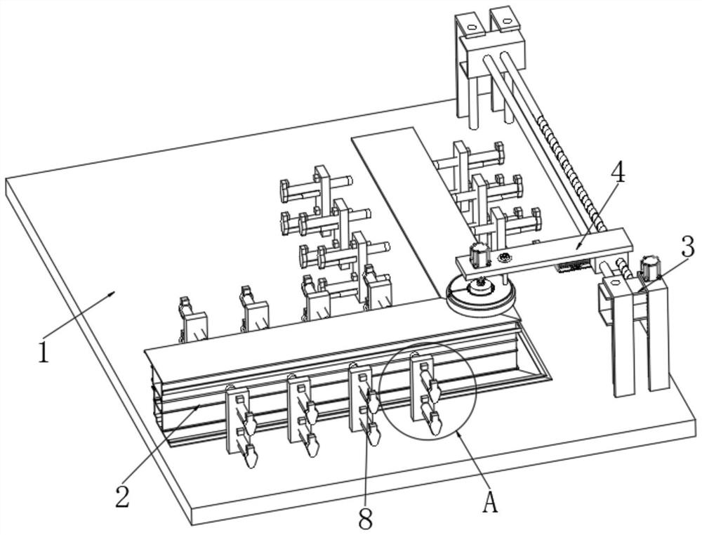 Anti-sputtering polishing device for building door and window hardware machining