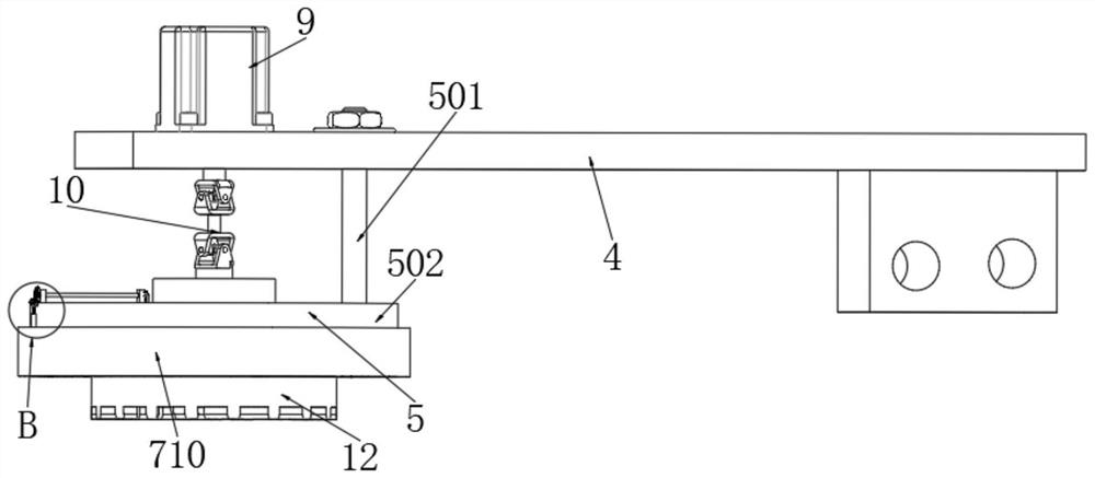 Anti-sputtering polishing device for building door and window hardware machining