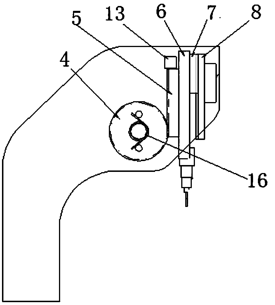 Micro-fluidic chip cutting and perforating device