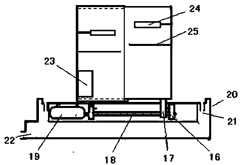 Silica gel hypothermia model-making animal experimental device