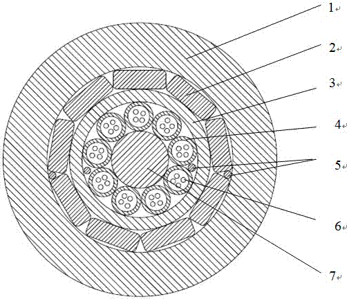 Self-supporting-layer stranding type anti-rat-bite cable and manufacturing method thereof