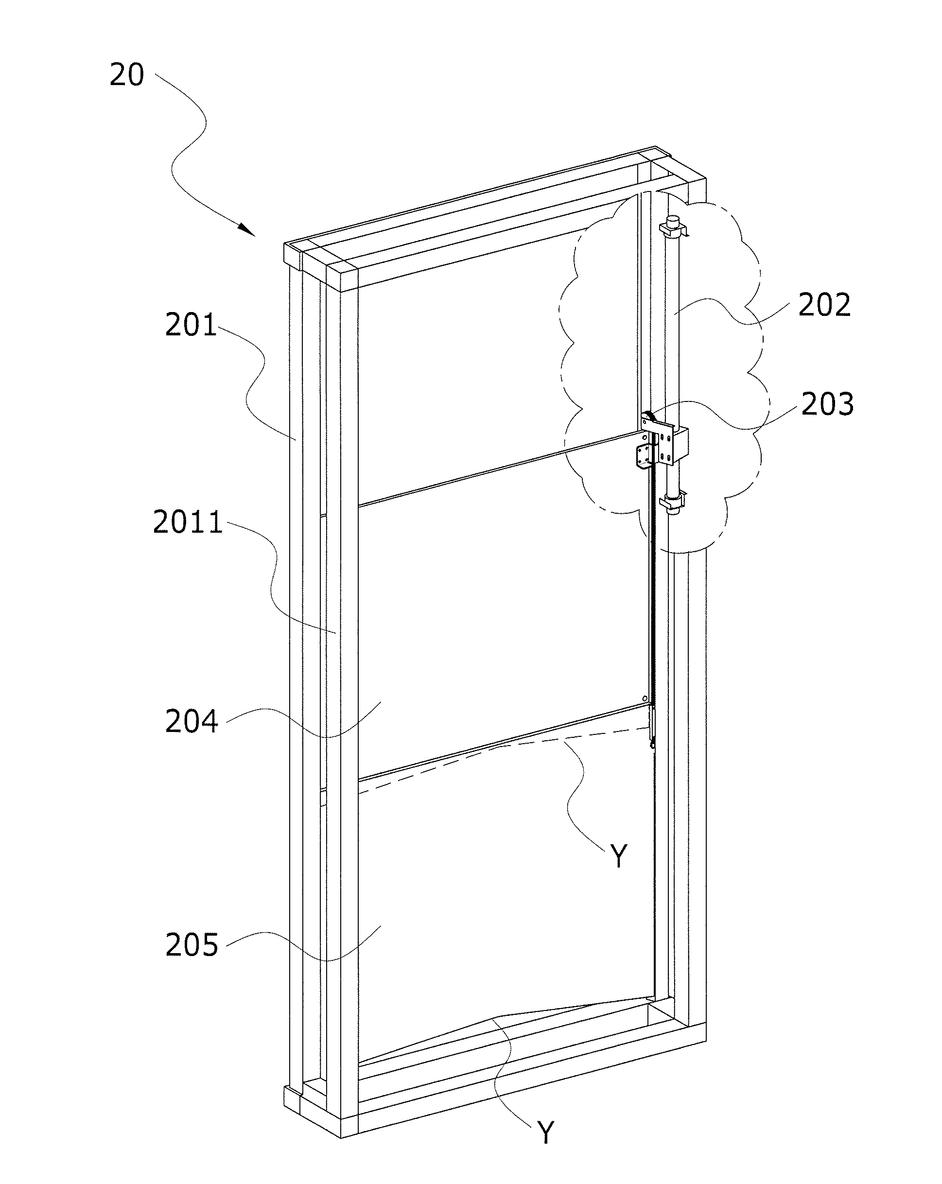 Automatic multi slide doors device