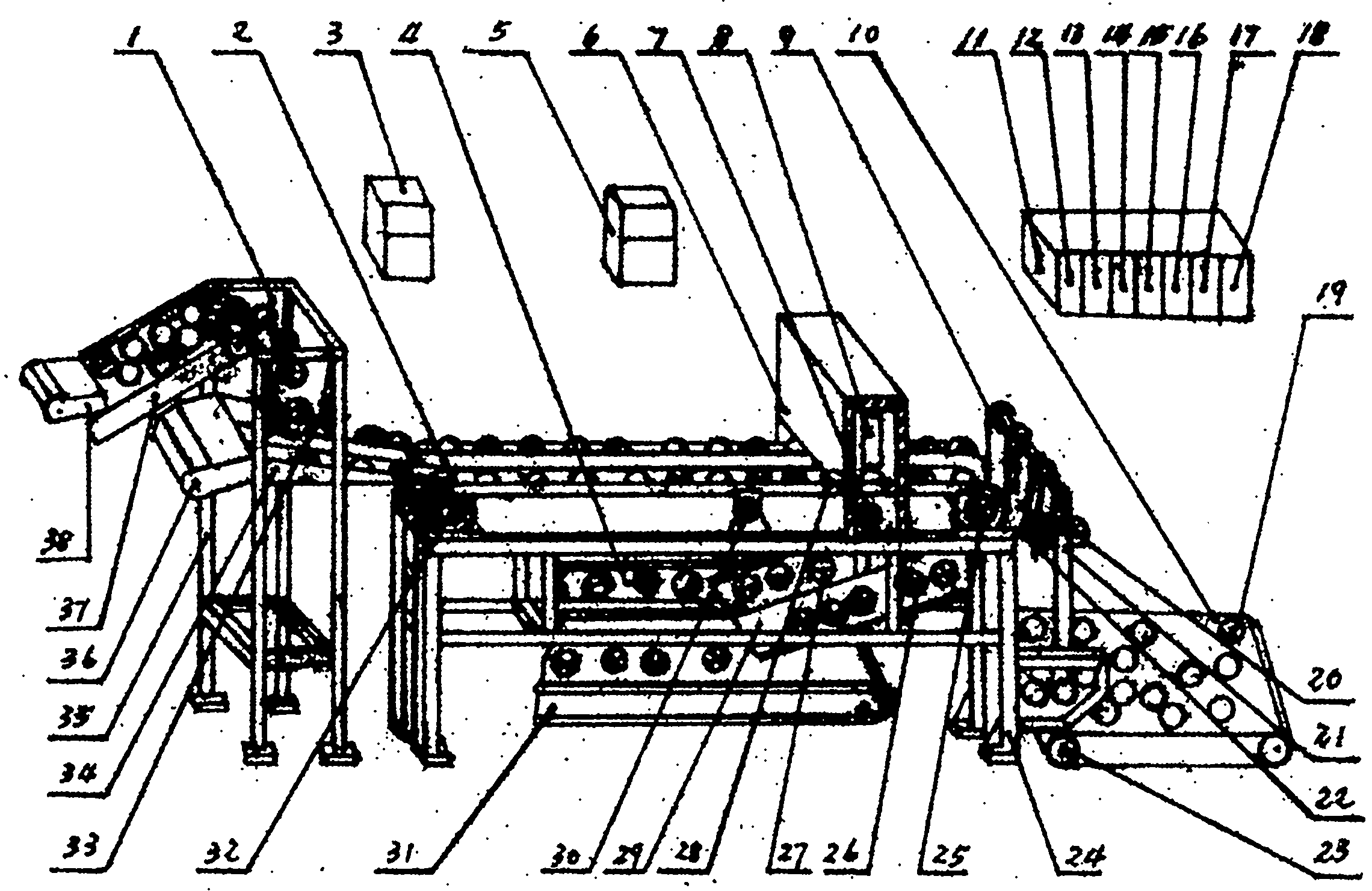 Waterless separator of high-sulfur coal and low-sulfur coal gangue blocks and sulfur blocks