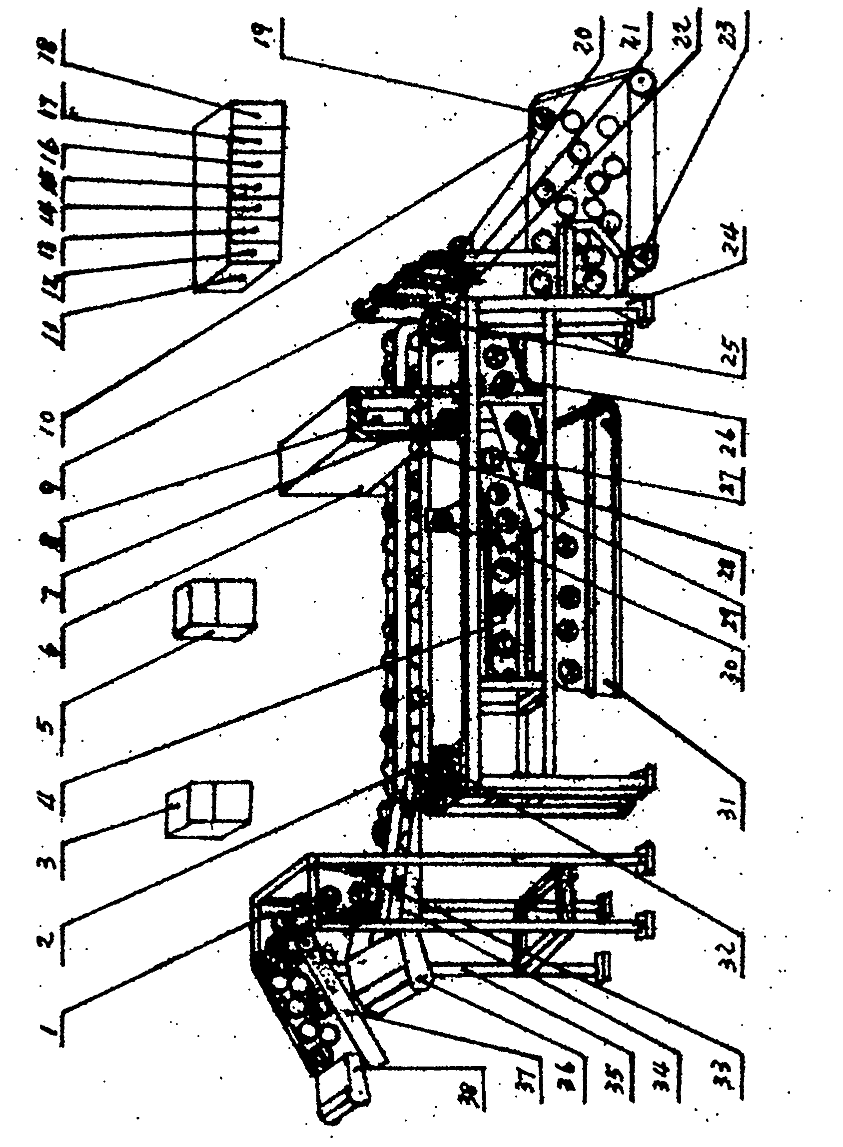 Waterless separator of high-sulfur coal and low-sulfur coal gangue blocks and sulfur blocks