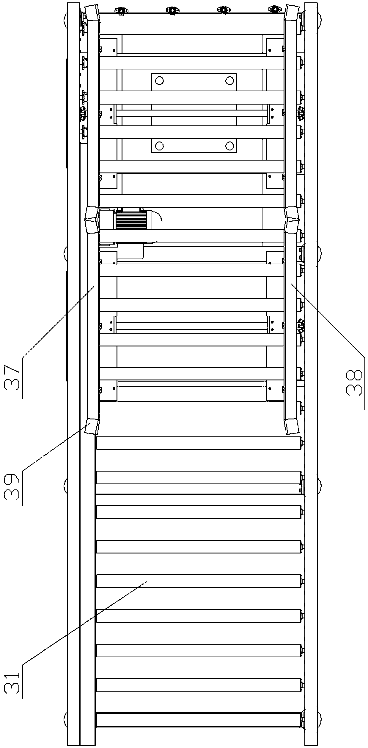 Bed board automatic claw nail driving machine