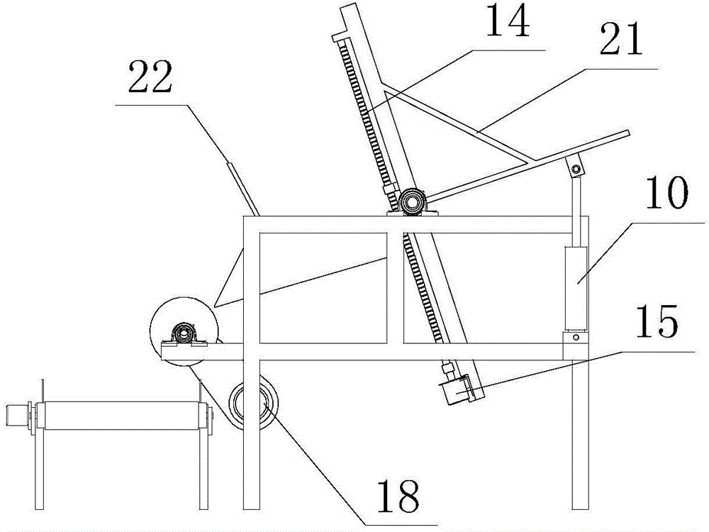 Automatic delivering platform of bagged feed