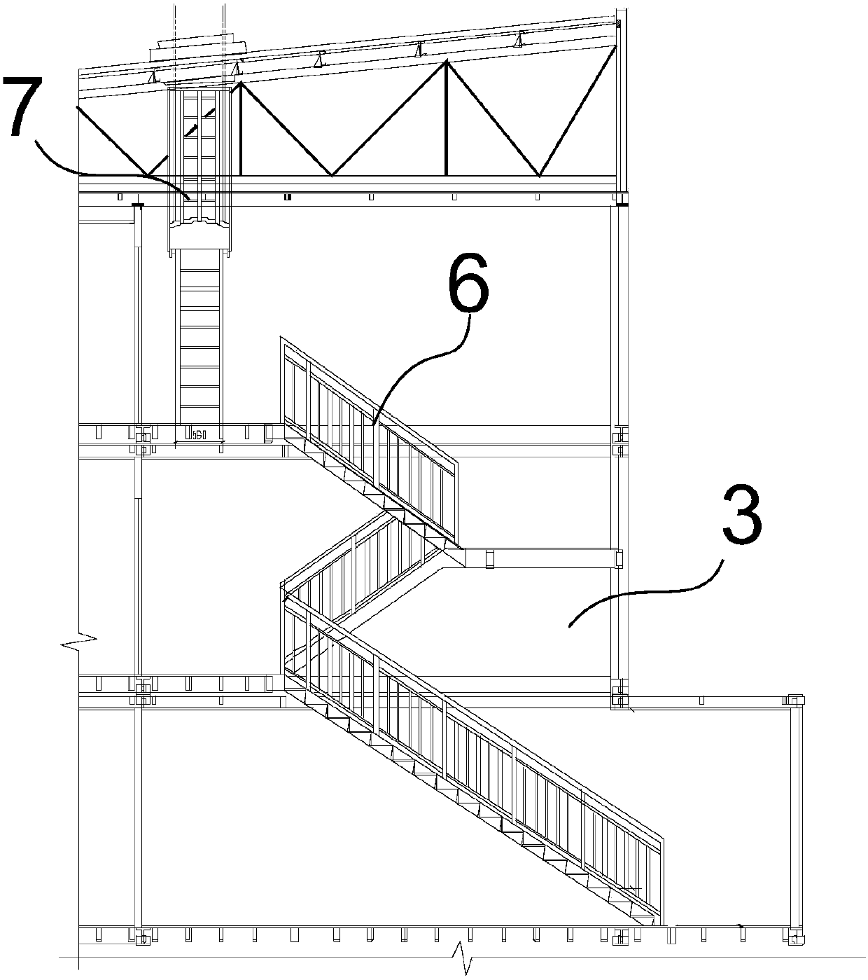 High-strength combination type modular house