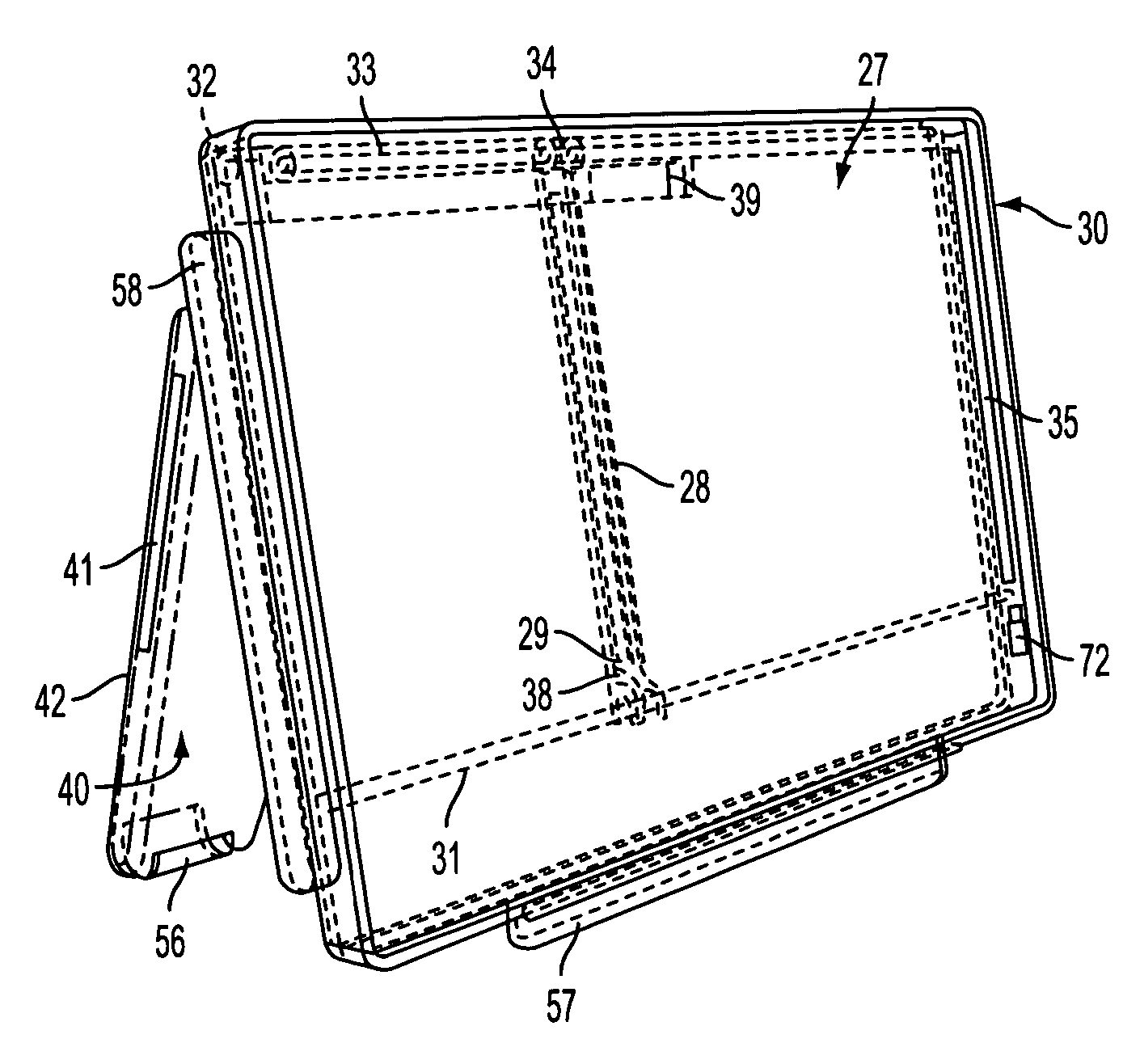 Digital photo album having a built-in scanner