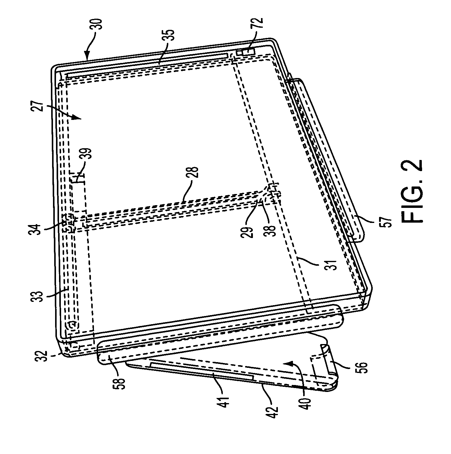 Digital photo album having a built-in scanner