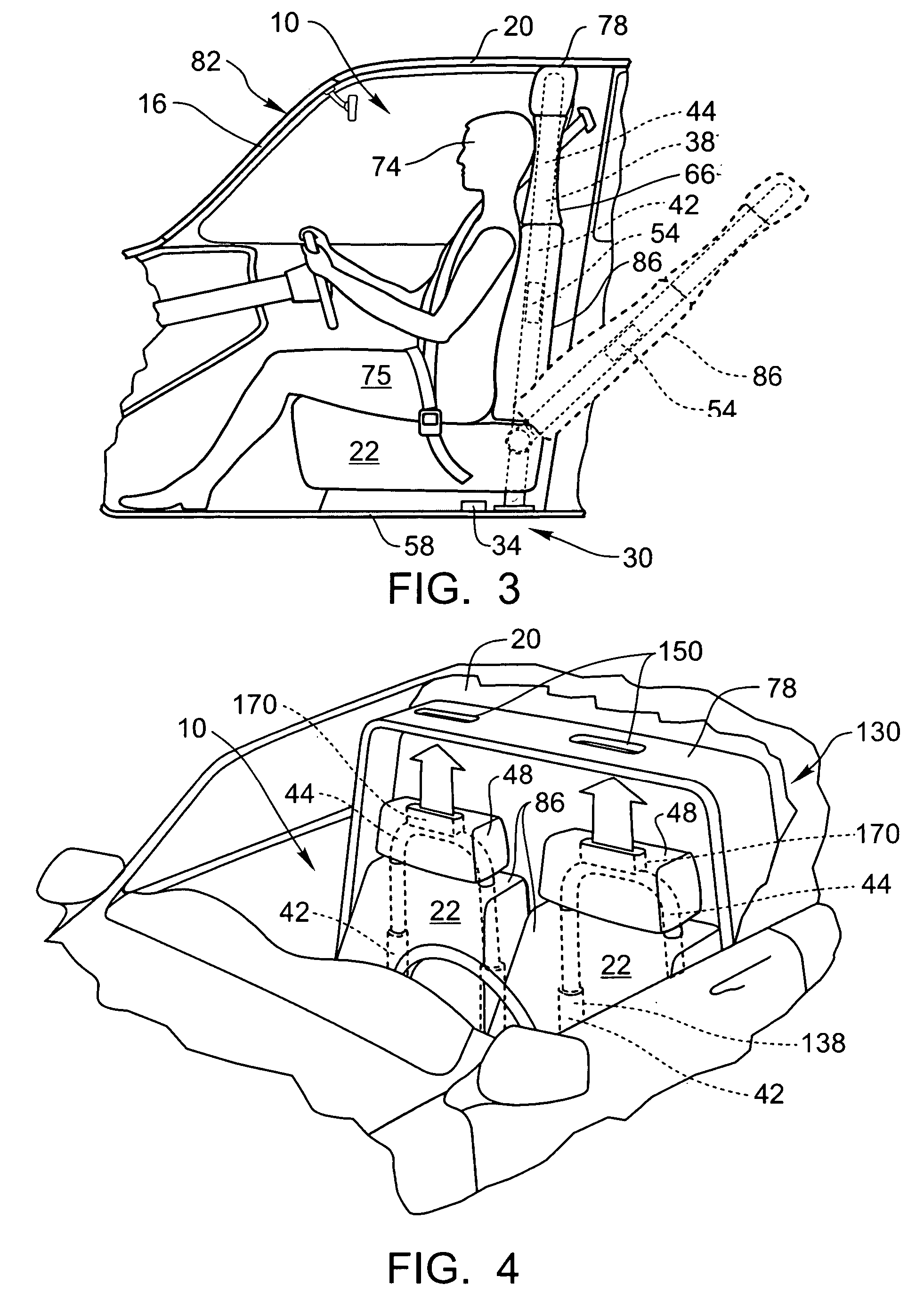 Rollover protection for motor vehicles