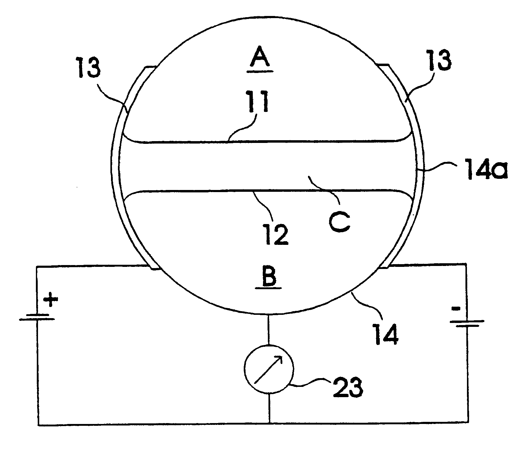 Acceleration sensor for detecting inertia forces