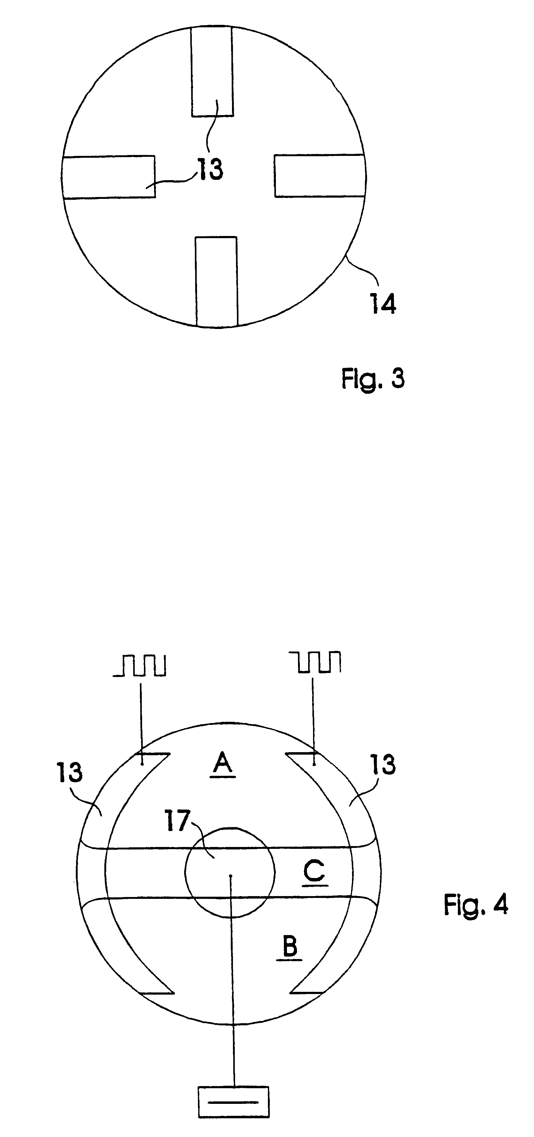 Acceleration sensor for detecting inertia forces