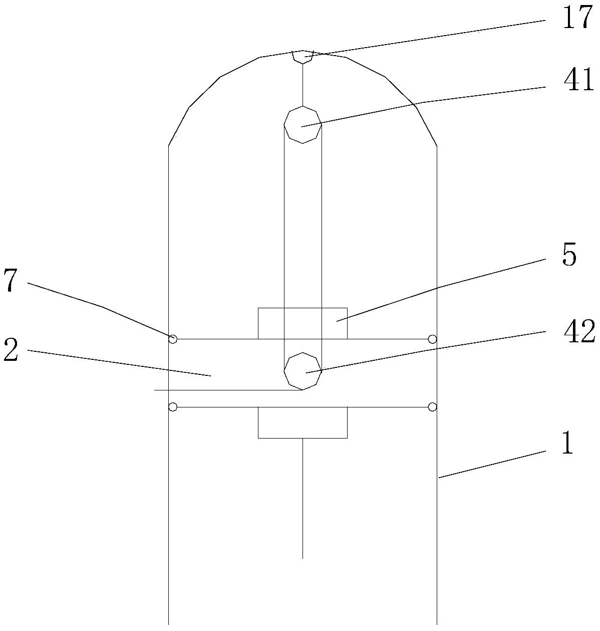 Convenient greenhouse ground pipe inserting mechanism